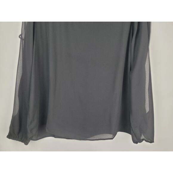 Three Eighty Two Revolve Women's Kyle Split Sleeve Long Sleeve Black Size M - Picture 3 of 10